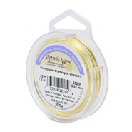 20 Gauge Artistic Wire Silver Plated Champagne