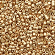 Miyuki beads delica's 11/0 Duracoat Galvanized Champagne Gold