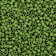 Miyuki beads delica's 11/0 Opaque Matte Avocado Green DB-1585