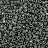 Miyuki beads delica's 11/0 Duracoat Opaque Dyed Charcoal Grey DB-2368