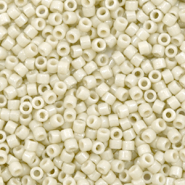 Miyuki beads delica's 11/0 Duracoat Opaque Dyed Dark Ivory Cream Greige DB-2362
