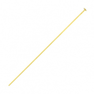 Stainless steel findings headpins 50mm Gold