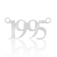 Stainless steel charms/connector year 1995 Silver