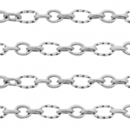 Stainless steel findings belcher chain anchor cable Silver