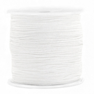 Macram&eacute; bead cord 0.8mm White