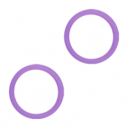 Rubber ends Purple