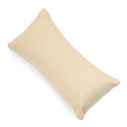 Jewellery display cushion velvet Natural Beige