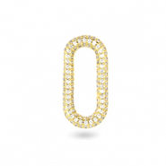 Zirconia oval connector Gold