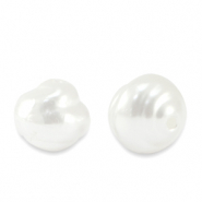 Imitation freshwater pearls White