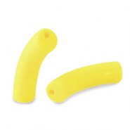 Acrylic beads tube Blazing yellow