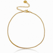 Stainless steel anklets chain Gold