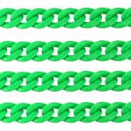 Acrylic chain 18mm shiny Neon Green