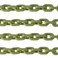 Acrylic chain 15mm matt Grove Green