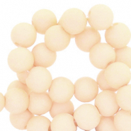 4 mm acrylic beads Peachy Beige