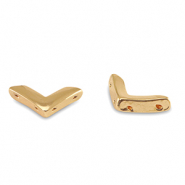 Tile beads arrow Gold