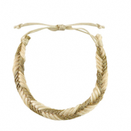 Ready-made Bracelets Beige-Gold