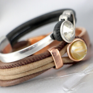 Inspirational Sets Fashionable jewellery with faux leather