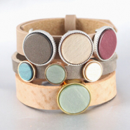 Inspirational Sets Polaris cuoio bracelets