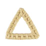 Rattan pendants triangle Natural Beige