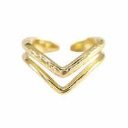 Stainless steel rings Gold
