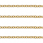 Stainless steel findings belcher chain anchor cable Gold