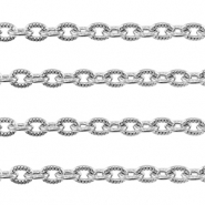 Stainless steel findings belcher chain anchor cable Silver
