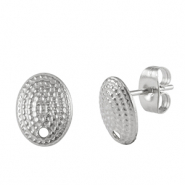Stainless steel earrings Silver