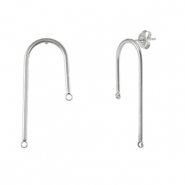 Stainless steel earrings Silver