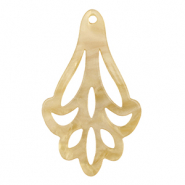 Resin pendants Sand Beige
