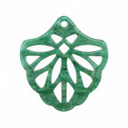 Resin pendants Multicolor Green