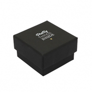 Jewellery (gift) box "Pretty things inside"&nbsp; Black