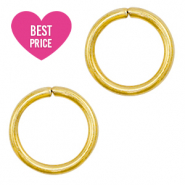 Stainless steel findings jump ring 7mm Gold