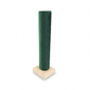 Jewellery display for bracelets Natural-Dark Green