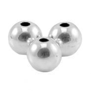 DQ European metal beads 3mm Antique Silver (nickel free)