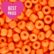 Glass seed beads 12/0 (2mm) Festive Orange