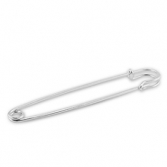 Metal findings ornamental pin Silver