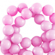 8 mm acrylic beads shiny Light Pink