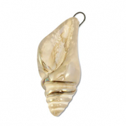 DQ greek ceramic charms whelk Beige-Brown