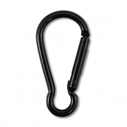 Colourful jewellery findings key chain Black