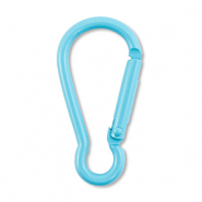 Colourful jewellery findings key chain Blue