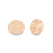 Resin beads rondelle 12mm Light Peach