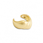 Stainless steel earrings ear cuff Gold