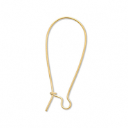 Stainless steel findings closable earrings Gold