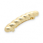 Hair accessories hair clip twisted Gold