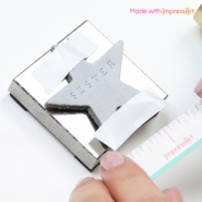 ImpressArt Tutorial | Stamp Straight Tape
