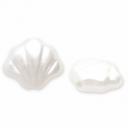 Imitation freshwater pearls shell White