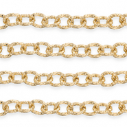 Aluminium findings belcher chain anchor cable Gold