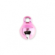 Metal charms little bells 6mm Light Pink