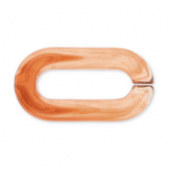 Acrylic chain 20mm loose links Orange