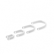 DQ&reg; European metal charms arch set of 4 Antiek Zilver (Nikkelvrij)